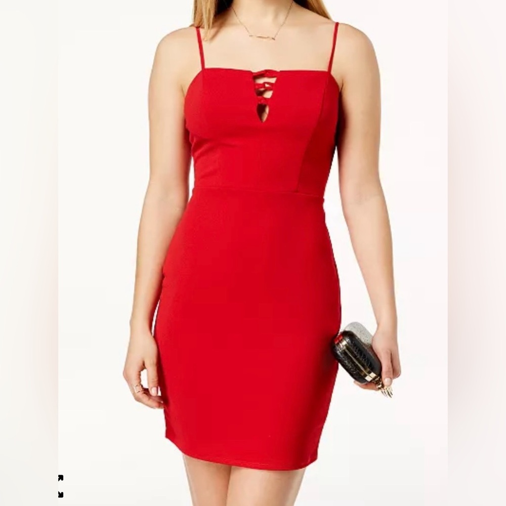 Macy’s City Studio Red Mini Dress